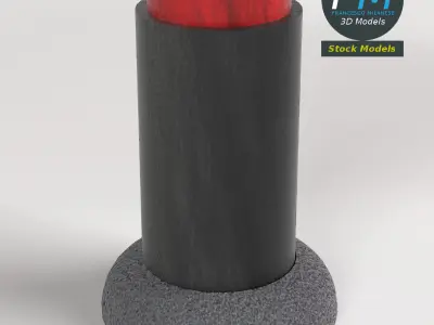 Japanese Torii gate 3D model