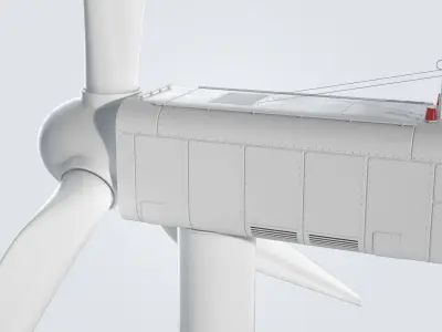 Wind Turbine 3D model