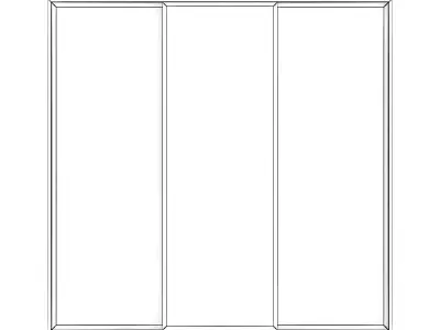 Metal Window 03 3D model