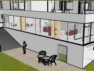 Casa Tugendhat villa 3D model