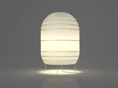 Fabric Lamp 3D model