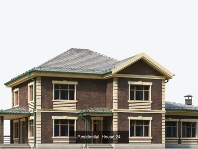 Residential houses  3D Model Pack