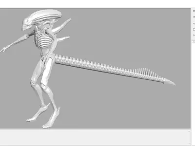 Alien 1008 3D model