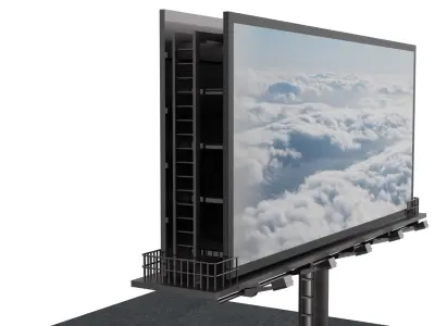 Billboard 3D Model  Free 3D model