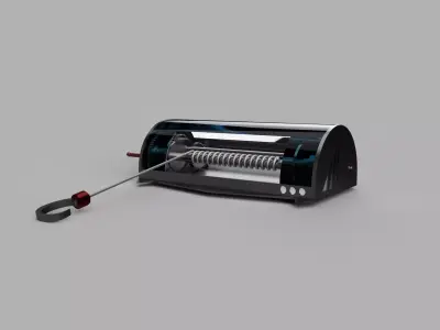 futuristic winch 3D model