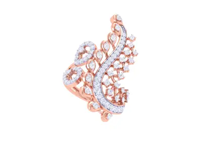 Women Ring Render 3dm STL OBJ FBX Details  3D print model 8