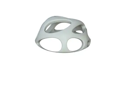 SciFi Cube Object No 49666 Low Poly Shape Low-poly 3D model