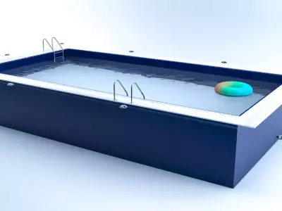 Pool Rectangular 3D model