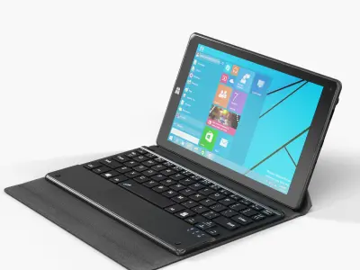 Irbis TW36 tablet Low-poly 3D model