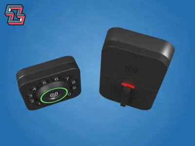 Digital Door Lock - Inspired by Ultraloq U-Bolt Pro 3D model