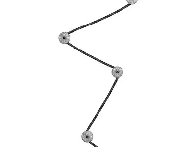 Traverse Wall System Low-poly 3D model