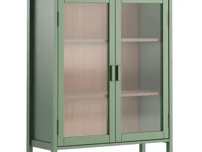 Low display cabinet Alvina 3D model