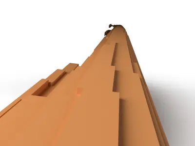 HippoII Minecraft Voxel Low-poly 3D model