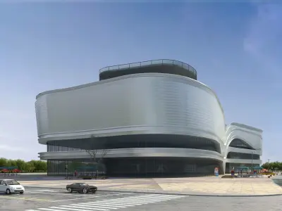 Modern Building 01 3D model
