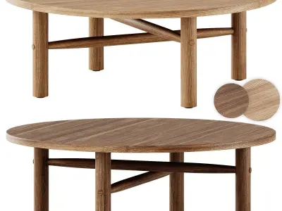 SALTHOLM Round Garden side table by Skargaarden 3D model