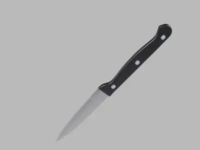 Paring Knife Low-poly 3D model