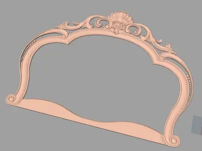 Photo frame 3D relief models STL Files used for CNC Router E647 3D model