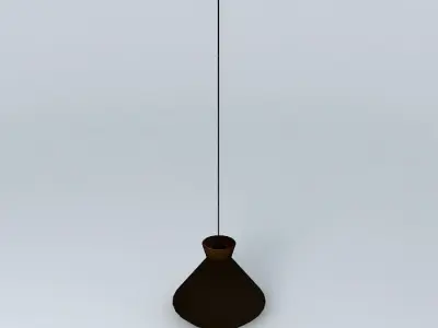 Yellow Lamp Free 3D model