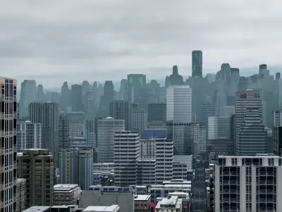 Real Time City 17 3D model