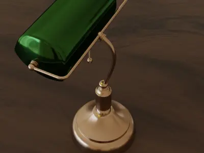 Table Lamp Bakelite 3D model