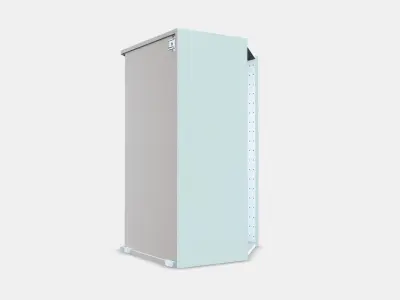 METOD Corner wall cabinet frame 1 Low-poly 3D model