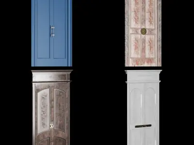 Door collection 2  28 pieces 3D model