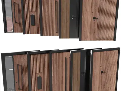 ENTRANCE DOOR COLLECTION NO1 A 3D model