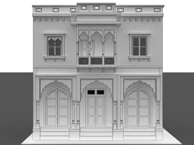 Indian Palace Structure  3D model