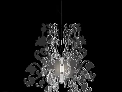 Suspension lamp Anastacha Terzani 3D model