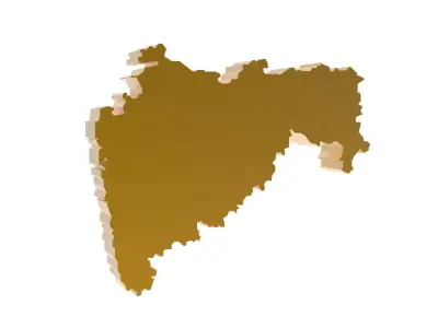 ALL INDIAN STATES 3D  Low-poly 3D model