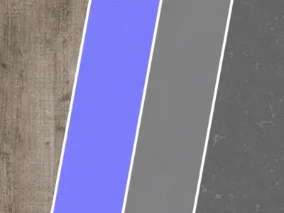 Wood Materials 32- Old Wood - Sbsar Seamless PBR Texture