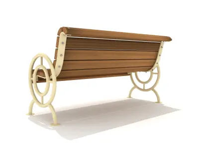  Exterior Bench 08 3D model
