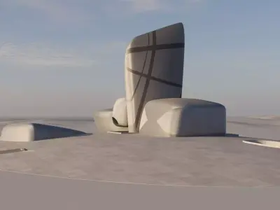 Ithra - King Abdulaziz Center for World Culture 3D model