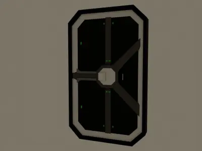 Space ships hatch Free 3D model