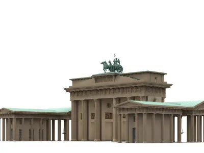 Brandenburg Gate Berlin 3D model