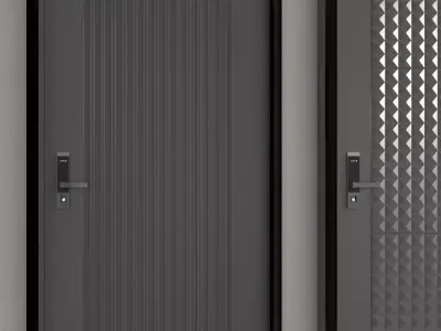 interior door 3D model 8