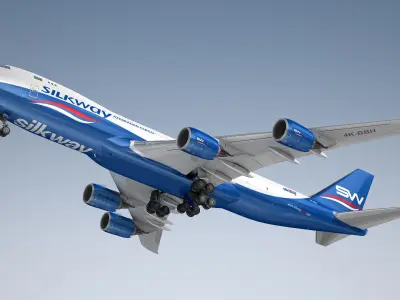  Boeing 747-8F Silk Way West Airlines 