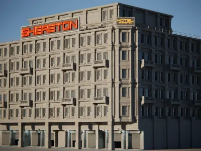 Building Pack  Low-poly 3D model purchase