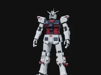 FA-78 Full Armor Gundam --- Thunderbolt Version 3D model