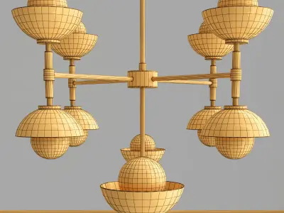 GREENWICH CHANDELIER 3D model