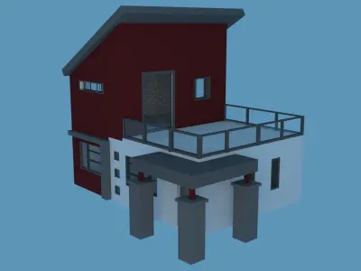 Modern House 3D model 73