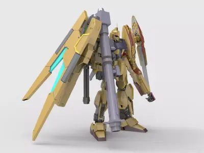 Hyaku Shiki Seraph 3D model