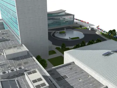 United Nation Headquarter  3D model