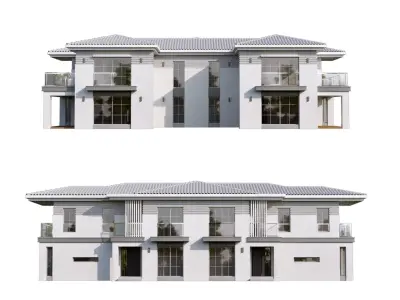 Classic Villa 2 3D model buy