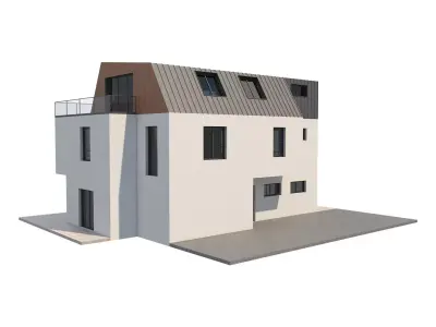 Modern House 17 3D model