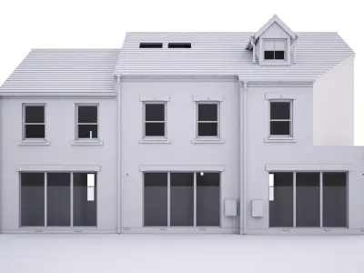 British House Godesdone Road 3D model