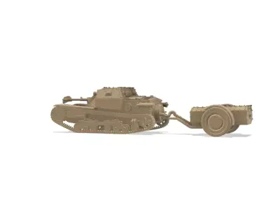 CV L3-35 Flamethrower - 1-100 scale 3D print model