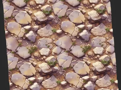 Stylized Ground Seamless Texture Texture