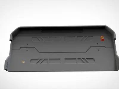 sci fi door 3 3D model