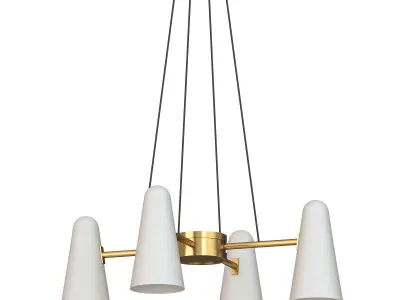 Hanging Lamp LUMI Low-poly 3D model